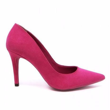 scarpin pink camurça