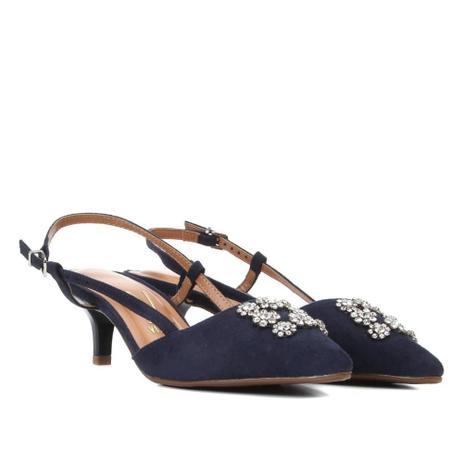 scarpin feminino chanel bico fino vizzano