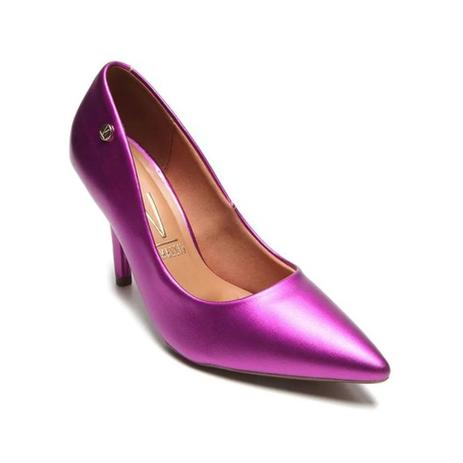 scarpin vizzano metalizado dourado