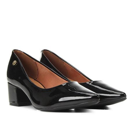 scarpin vizzano bico fino salto grosso