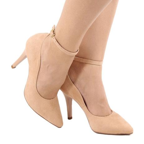Scarpin Zhaceci Luxo Nude Salto Alto Menor preço em Scarpin Zhaceci Luxo Nude Salto Alto