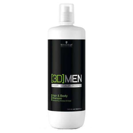 Schwarzkopf 3D Men - Shampoo Cabelo e Corpo - Schwarzkopf professional Menor preço em Schwarzkopf 3D Men - Shampoo Cabelo e Corpo - Schwarzkopf professional