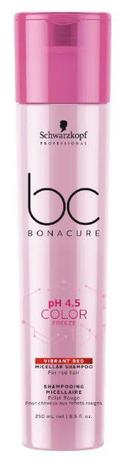 Schwarzkopf BC Color Freeze Micellar Shampoo Red 250ml Menor preço em Schwarzkopf BC Color Freeze Micellar Shampoo Red 250ml
