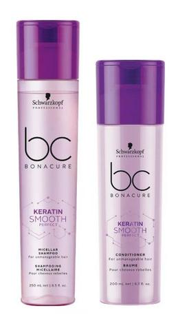 Schwarzkopf BC Keratin Smooth Perfect Kit Micellar Shampoo (250ml) e Condicionador (200ml) Menor preço em Schwarzkopf BC Keratin Smooth Perfect Kit Micellar Shampoo (250ml) e Condicionador (200ml)