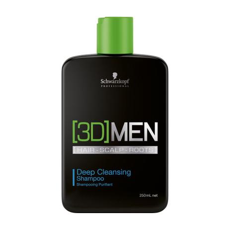 Schwarzkopf Professional - 3D Men - Shampoo Anti-Oleosidade 250ml Menor preço em Schwarzkopf Professional - 3D Men - Shampoo Anti-Oleosidade 250ml