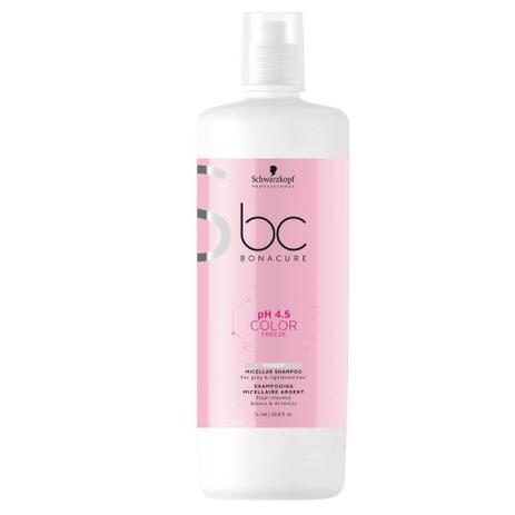 Schwarzkopf Professional BC Bonacure Color Freeze Silver - Shampoo 1000ml Menor preço em Schwarzkopf Professional BC Bonacure Color Freeze Silver - Shampoo 1000ml