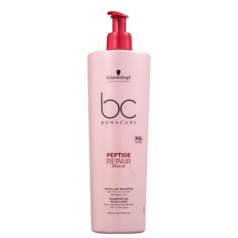 Schwarzkopf Professional BC Bonacure Peptide Repair Rescue Micellar - Shampoo 500ml Menor preço em Schwarzkopf Professional BC Bonacure Peptide Repair Rescue Micellar - Shampoo 500ml