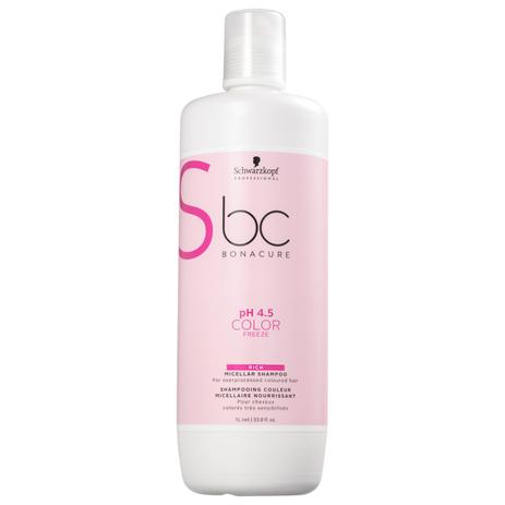 Schwarzkopf Professional BC Bonacure pH 4.5 Color Freeze Micellar Rich - Shampoo 1000ml Menor preço em Schwarzkopf Professional BC Bonacure pH 4.5 Color Freeze Micellar Rich - Shampoo 1000ml