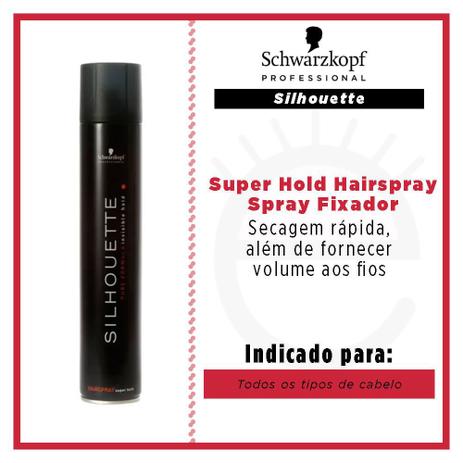 Schwarzkopf Professional Silhouette Super Hold Hairspray – Spray Fixador