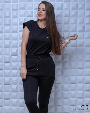 Scrub Ohana Feminino - Preto - DRACHERIE - Uniformes Profissionais -  Magazine Luiza