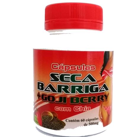 Seca Barriga com Goji Berry e Chia 60 Cápsulas de 500mg Aroma Menor preço em Seca Barriga com Goji Berry e Chia 60 Cápsulas de 500mg Aroma