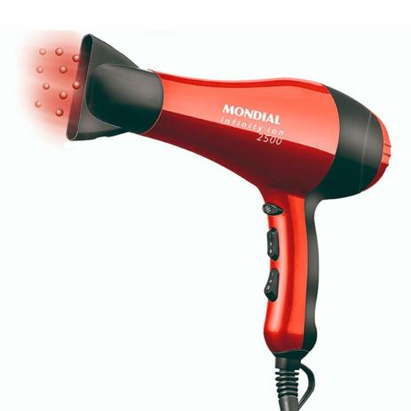 Secador Cabelos INFINITY ION 2500 1900W SC-12 127V - Mondial Menor preço em Secador Cabelos INFINITY ION 2500 1900W SC-12 127V - Mondial