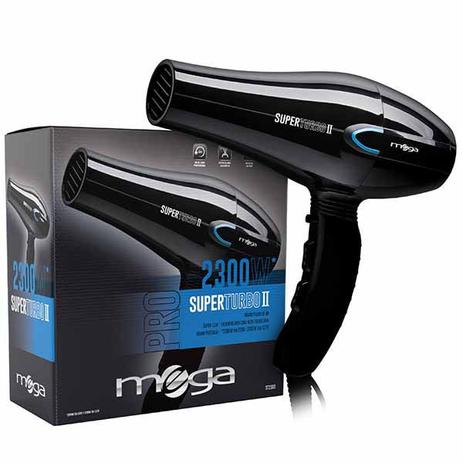 Secador De Cabelo Mega Super Turbo 2 - 2200w - Mega Profissional Menor preço em Secador De Cabelo Mega Super Turbo 2 - 2200w - Mega Profissional