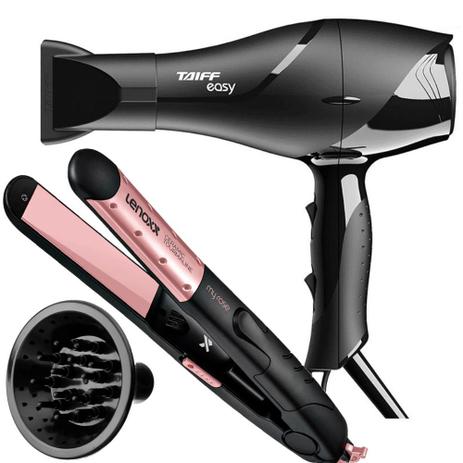 Secador De Cabelo Taiff 1700w Profissional Quente Frio Easy Difusor Prancha Cerâmica Roze 250c Menor preço em Secador De Cabelo Taiff 1700w Profissional Quente Frio Easy Difusor Prancha Cerâmica Roze 250c