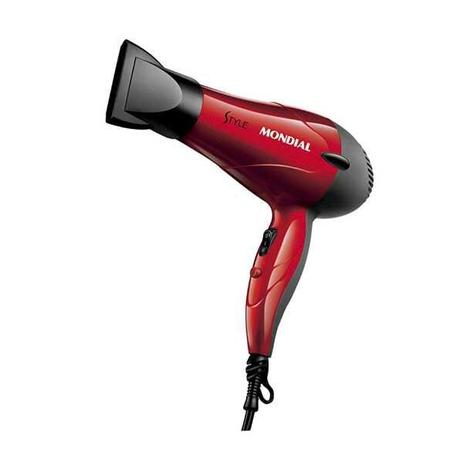 Secador de Cabelos Mondial Style 2 Vel. 3 Temp. 1200W Vermelho 110V SC-11 é boa?