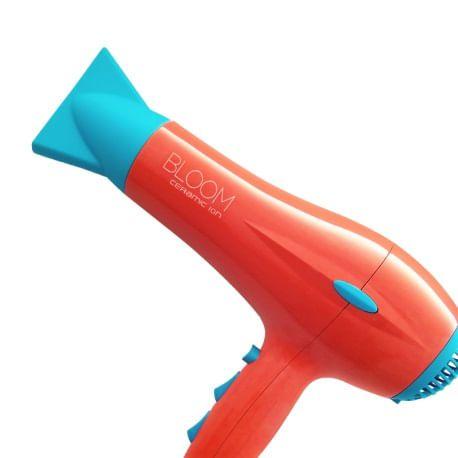 Secador GAMA Bloom Ceramic Ion Laranja e Azul  127 Volts