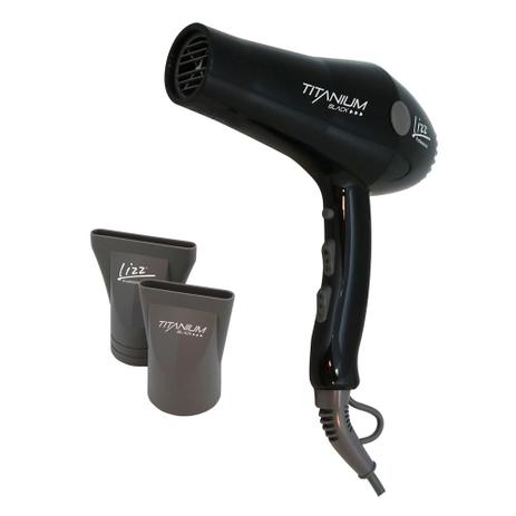 Secador Lizz Professional - Titanium Black 2150W Menor preço em Secador Lizz Professional - Titanium Black 2150W
