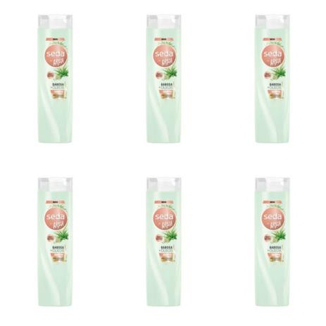 Seda Babosa +Óleos Shampoo 325ml (Kit C/06) Menor preço em Seda Babosa +Óleos Shampoo 325ml (Kit C/06)