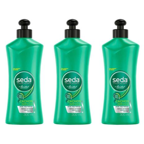 Seda Cachos Definidos Creme P/ Pentear 300ml (Kit C/03) é ruim? Seda Cachos Definidos Creme P/ Pentear 300ml (Kit C/03) é boa?