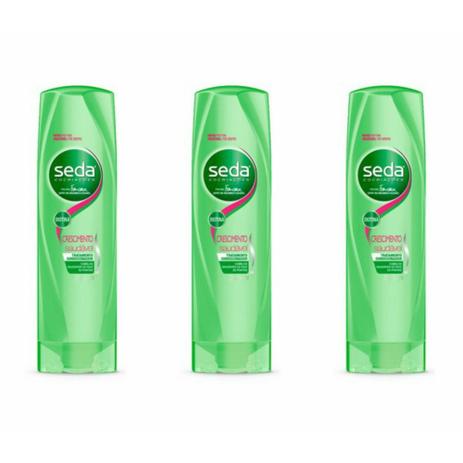 Seda Crescimento Saudável Condicionador 325ml (Kit C/03) Menor preço em Seda Crescimento Saudável Condicionador 325ml (Kit C/03)