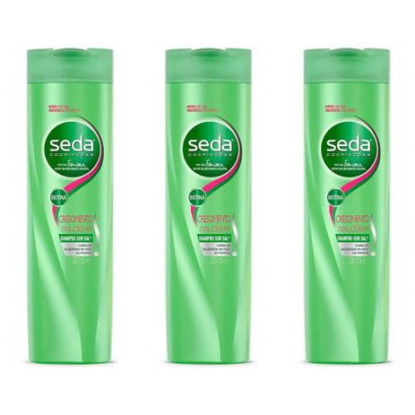 Seda Crescimento Saudável Shampoo 325ml (Kit C/03) Menor preço em Seda Crescimento Saudável Shampoo 325ml (Kit C/03)