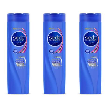 Seda Liso Extremo Shampoo 325ml (Kit C/03) Menor preço em Seda Liso Extremo Shampoo 325ml (Kit C/03)