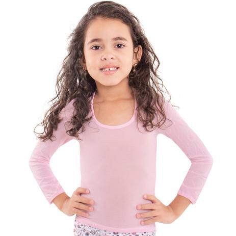 blusa segunda pele infantil