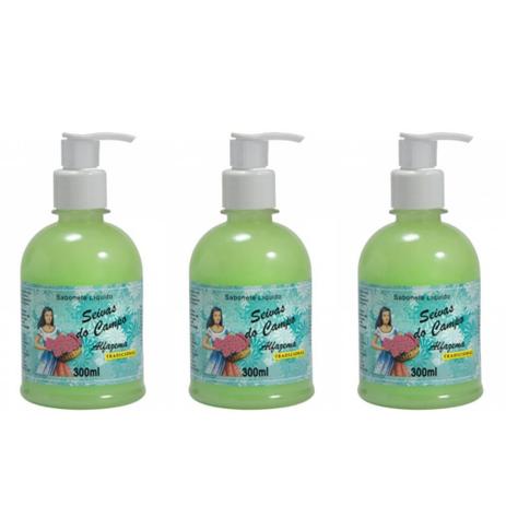 Seivas Do Campo Alfazema Sabonete Líquido 300ml (Kit C/03) - Seiva do campo Menor preço em Seivas Do Campo Alfazema Sabonete Líquido 300ml (Kit C/03) - Seiva do campo
