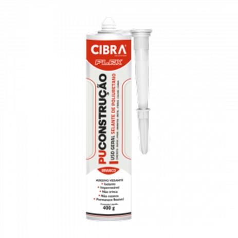 Selante Silicone Adesivo PU Construção Branco - Cibra Flex Menor preço em Selante Silicone Adesivo PU Construção Branco - Cibra Flex