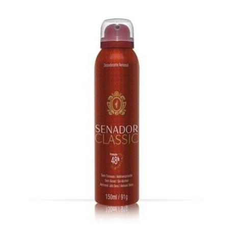 Senador Classic Desodorante Aerosol 150ml Menor preço em Senador Classic Desodorante Aerosol 150ml