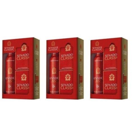 Senador Classic Estojo 2 Sabonetes + Desodorante 150ml (Kit C/03) Menor preço em Senador Classic Estojo 2 Sabonetes + Desodorante 150ml (Kit C/03)