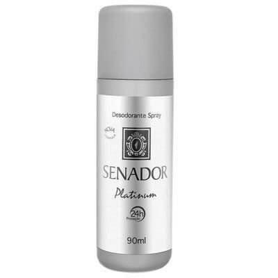 Senador Platinum Desodorante Spray 90ml Menor preço em Senador Platinum Desodorante Spray 90ml