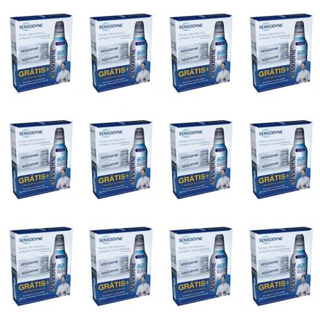 Sensodyne Extra Fresh Creme Dental 2x50g + Enxaguante Bucal 300ml (Kit C/12) Menor preço em Sensodyne Extra Fresh Creme Dental 2x50g + Enxaguante Bucal 300ml (Kit C/12)