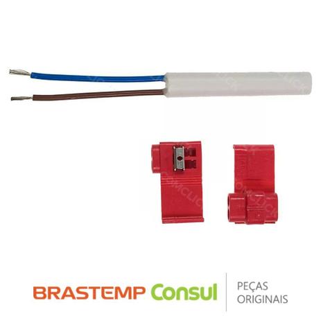 Sensor de Campo / Temperatura e Degelo 10KOHM W10696879 Geladeira Brastemp Consul Diversos Modelos Menor preço em Sensor de Campo / Temperatura e Degelo 10KOHM W10696879 Geladeira Brastemp Consul Diversos Modelos