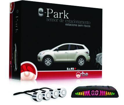 Sensor de Estacionamento B061 Slim Orbe Prata com Display Menor preço em Sensor de Estacionamento B061 Slim Orbe Prata com Display