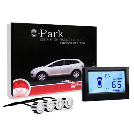 Sensor de Estacionamento B075 com Display LCD 3 Pol Prata - Orbe Menor preço em Sensor de Estacionamento B075 com Display LCD 3 Pol Prata - Orbe