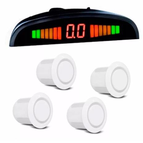 Sensor de Estacionamento Orbe - 4 Pontos Branco Menor preço em Sensor de Estacionamento Orbe - 4 Pontos Branco