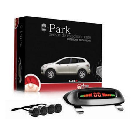 Sensor de Estacionamento Traseiro Preto Display Teto B053 4 Pontos Orbe Menor preço em Sensor de Estacionamento Traseiro Preto Display Teto B053 4 Pontos Orbe