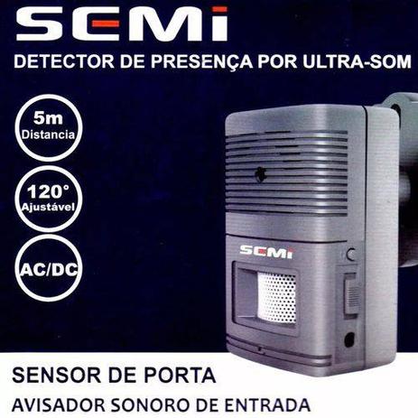 Sensor De Presença Anunciador Sonoro Ajustável Campainha SD-300D - Semi Menor preço em Sensor De Presença Anunciador Sonoro Ajustável Campainha SD-300D - Semi