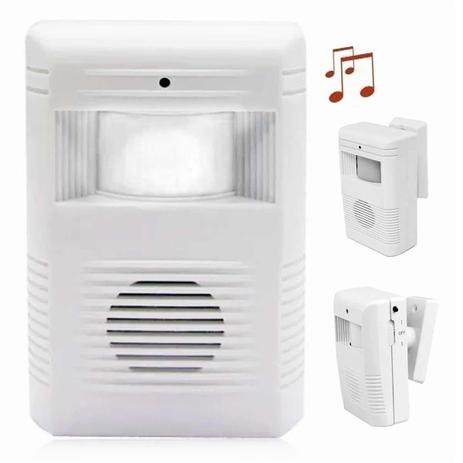 Sensor de presença com Campainha - LKM-3000 - Luatek Menor preço em Sensor de presença com Campainha - LKM-3000 - Luatek