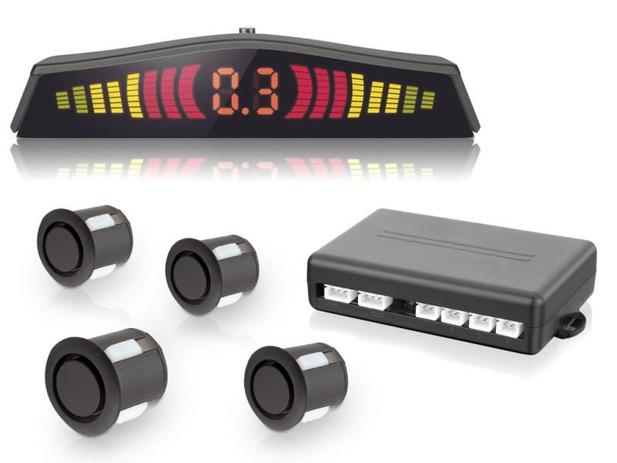 Sensor de Ré Estacionamento 4 Pontos - Techone Menor preço em Sensor de Ré Estacionamento 4 Pontos - Techone