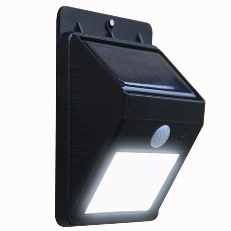 Sensor Luz Led Carregador Solar Presença Arandela Balizador Parede Movimento - Gc Power Menor preço em Sensor Luz Led Carregador Solar Presença Arandela Balizador Parede Movimento - Gc Power