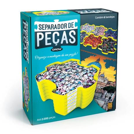 Separador de Peças Grow de Até 2000 Peças 6 Bandejas 02530 Menor preço em Separador de Peças Grow de Até 2000 Peças 6 Bandejas 02530