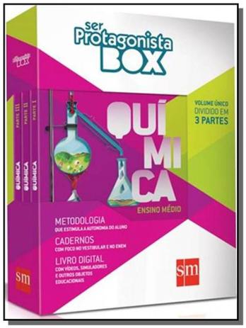 Ser protagonista box: quimica - volume unico - ens - Edicoes sm Menor preço em Ser protagonista box: quimica - volume unico - ens - Edicoes sm
