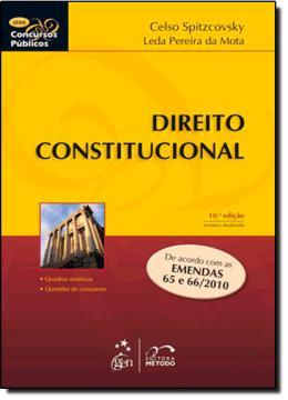 SERIE CONCURSOS PUBLICOS - DIREITO CONSTITUCIONAL - 10ª EDICAO - Metodo (grupo gen) Menor preço em SERIE CONCURSOS PUBLICOS - DIREITO CONSTITUCIONAL - 10ª EDICAO - Metodo (grupo gen)