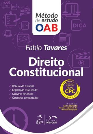 Serie metodo de estudo oab - direito constitucional - Metodo (grupo gen) Menor preço em Serie metodo de estudo oab - direito constitucional - Metodo (grupo gen)