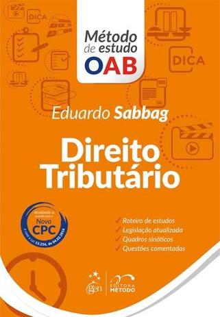 Série Método de Estudo Oab - Direito Tributário - Metodo Menor preço em Série Método de Estudo Oab - Direito Tributário - Metodo