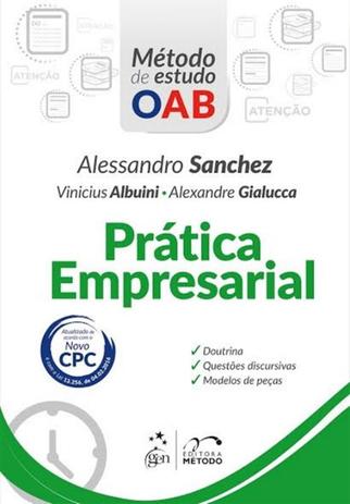 SERIE METODO DE ESTUDO OAB - PRATICA EMPRESARIAL - 1 ª ED - Metodo (grupo gen) Menor preço em SERIE METODO DE ESTUDO OAB - PRATICA EMPRESARIAL - 1 ª ED - Metodo (grupo gen)
