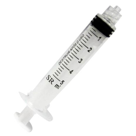 Seringa SR 5ml Luer Lock sem agulha - 50 unidades Menor preço em Seringa SR 5ml Luer Lock sem agulha - 50 unidades