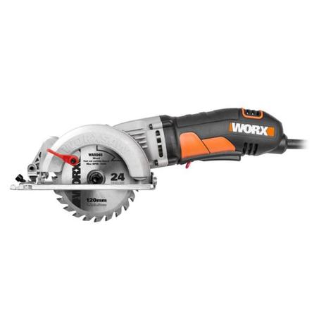 Serra Circular 4.3/8 POL 400W WORX Menor preço em Serra Circular 4.3/8 POL 400W WORX